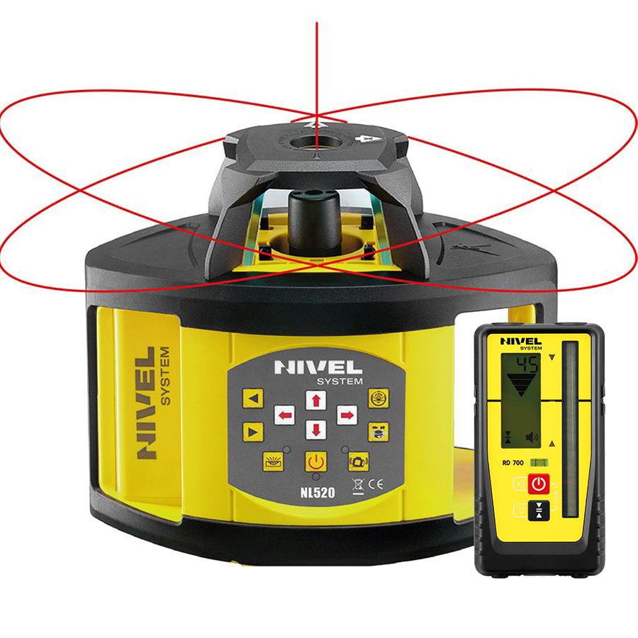 Nivel laserowy niwelator NL520 DIGITAL czerwony - Image 1