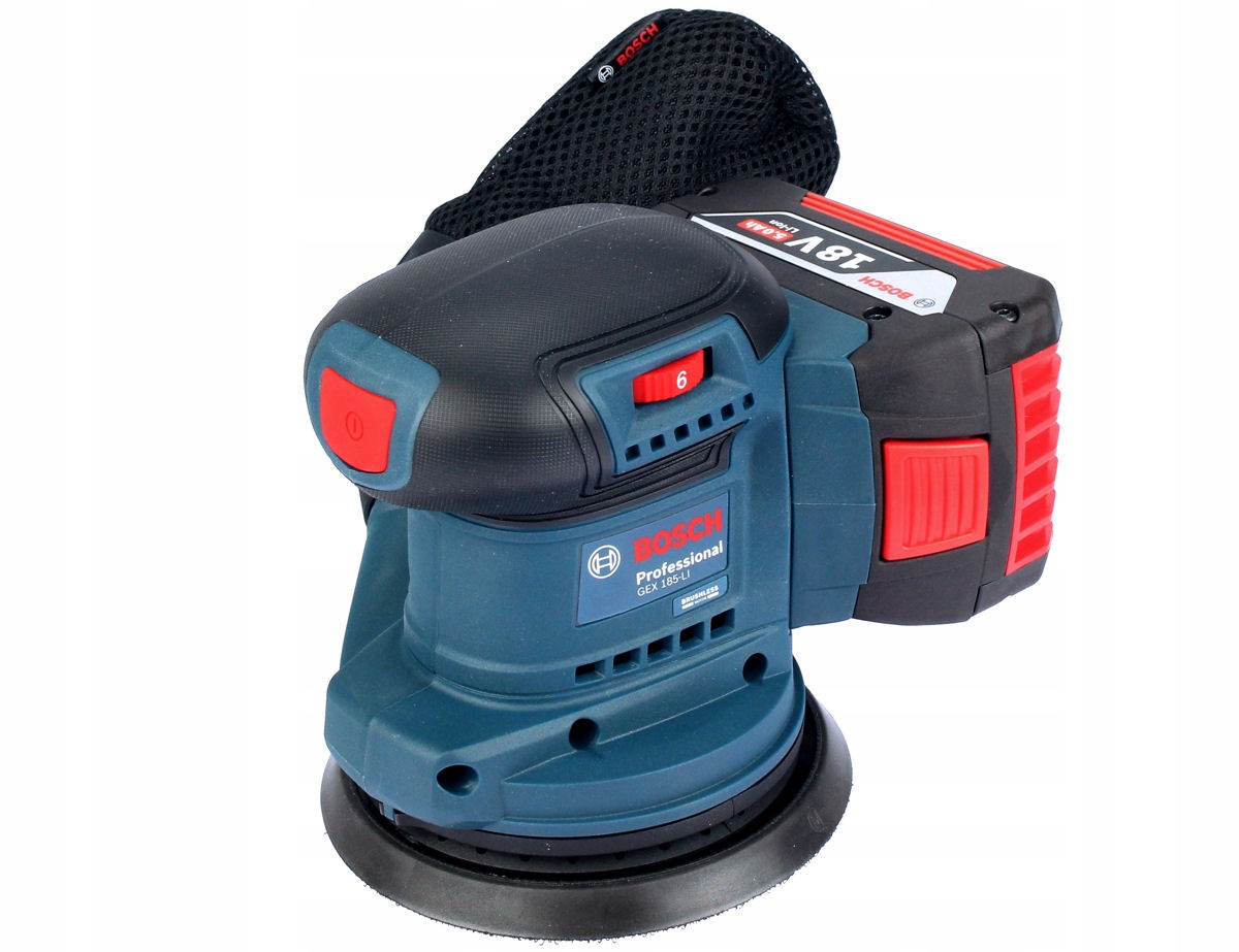 Bosch GEX 185-Li szlifierka mimośrodowa akumulatorowa 125 mm - Image 1